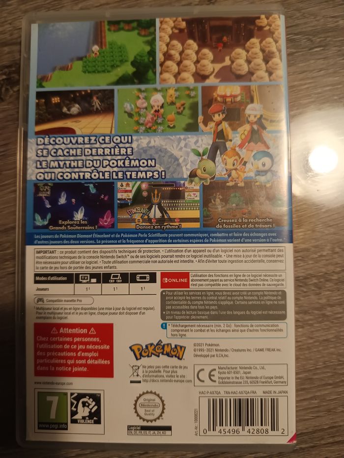 Switch - pokémon diamant étincelant - photo numéro 2