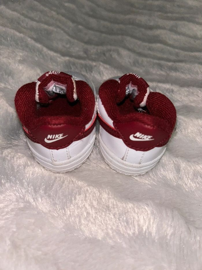 Basket air force one blanche et bordeaux - photo numéro 5