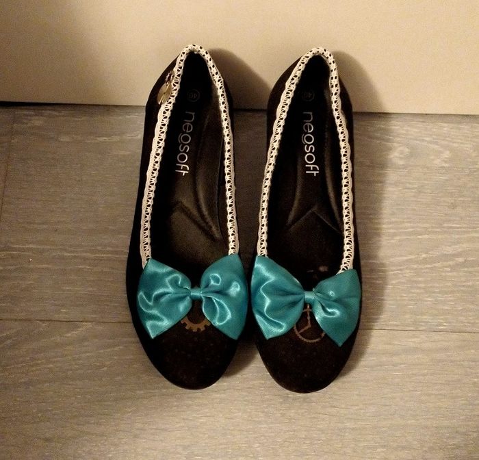 Ballerines customisées taille 40 - photo numéro 4