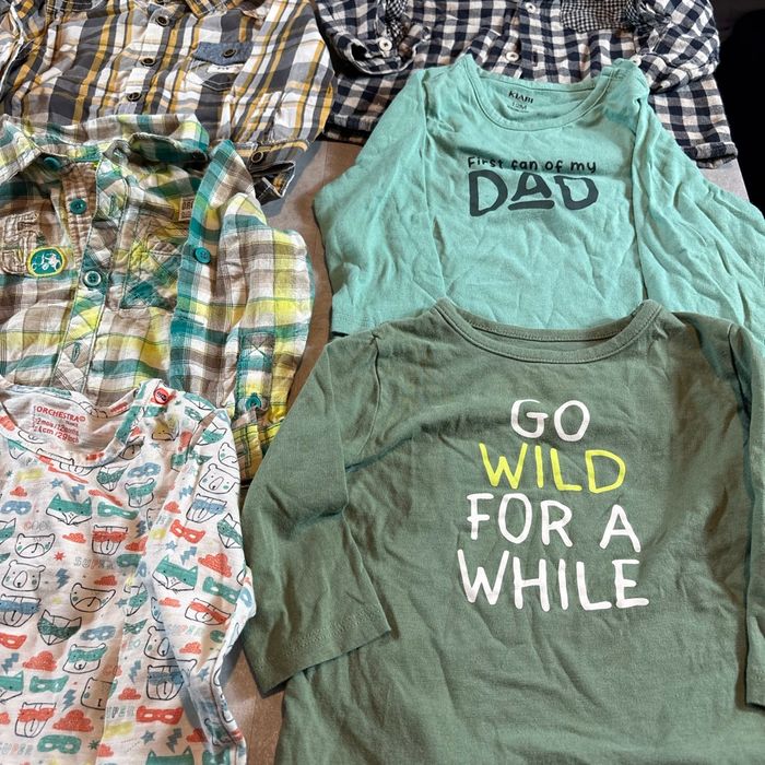 Lot 13 t-shirt haut manche longue taille 12 mois - photo numéro 3