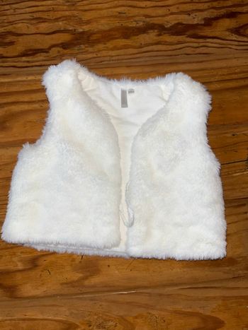 Gilet sans manche fourrure