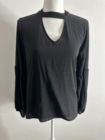 Blouse noire fluide T36