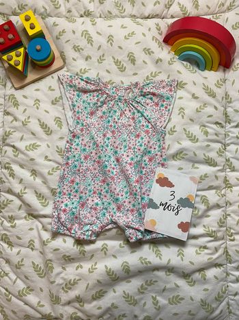 combishort fleurie tex 3 mois