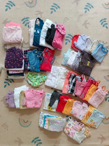 Lot vêtements bébé fille 3 mois été printemps automne