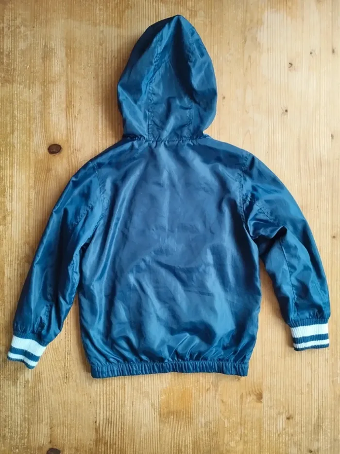Blouson Enfant 6 Ans Bleu Marine Imperméable à Capuche – Pocopiano – Mi-Saison - photo numéro 2