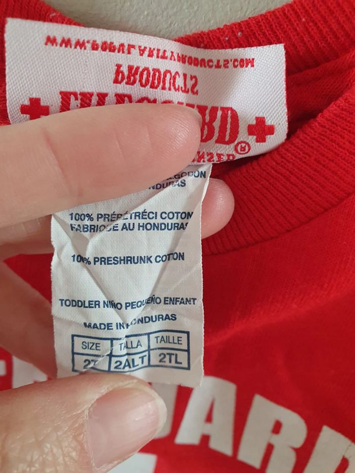 T-shirt porto rico lifesaver 2 ans - photo numéro 3