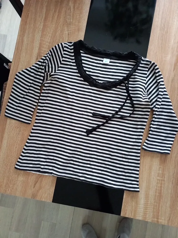 Pull rayé XL - photo numéro 5