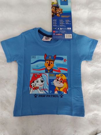 Tee-shirt garçon paw patrol neuf 2 ans