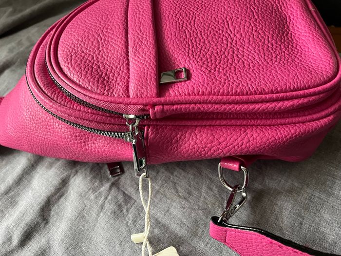 Sac à dos a bandoulière rose - photo numéro 2