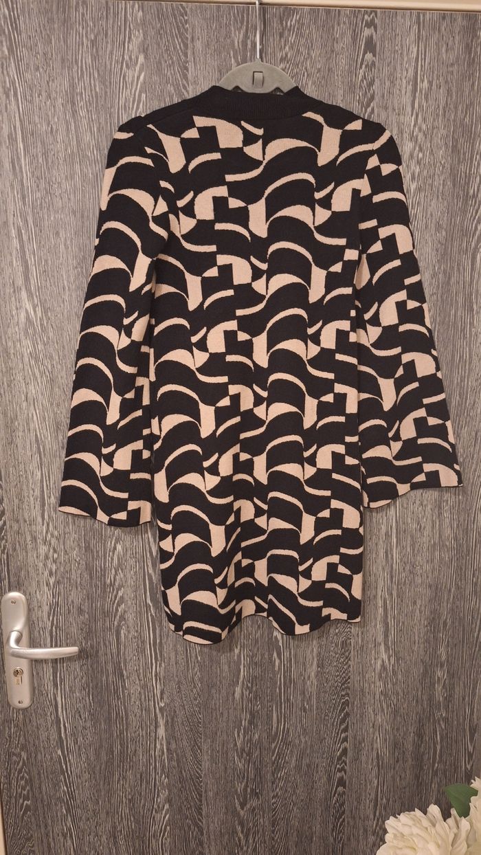 Robe pull évasée imprimé géométrique - photo numéro 2