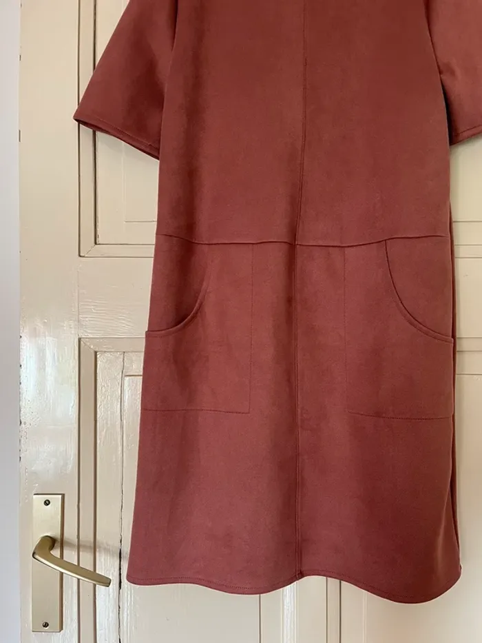 Robe casual vieux rose zara - photo numéro 4
