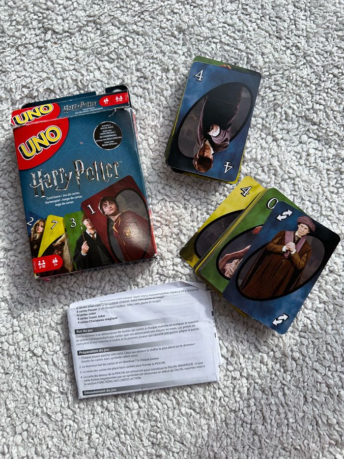 Jeux uno Harry Potter