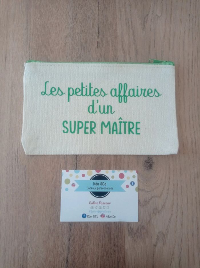 Trousse en toile maître