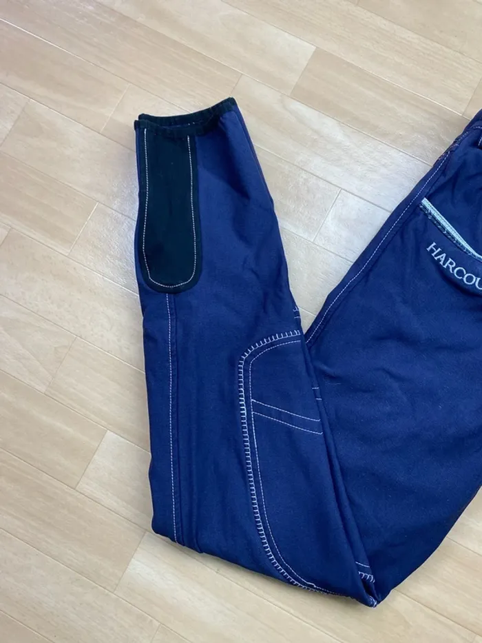Pantalon d’équitation Harcour – Bleu marine – Taille 40 - photo numéro 3
