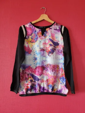 Blouse colorée - taille M