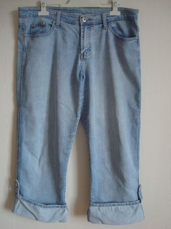 Pantacourt en Jean's - Taille 44