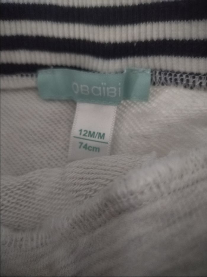 Pantalon bébé garçon Okaïdi Obaibi 12 mois - photo numéro 3