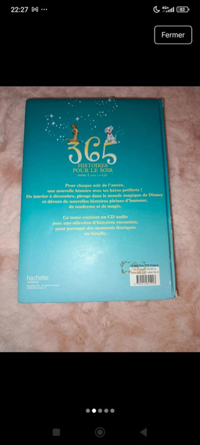 365 Histoires pour le soir tome 1 disney - photo numéro 2