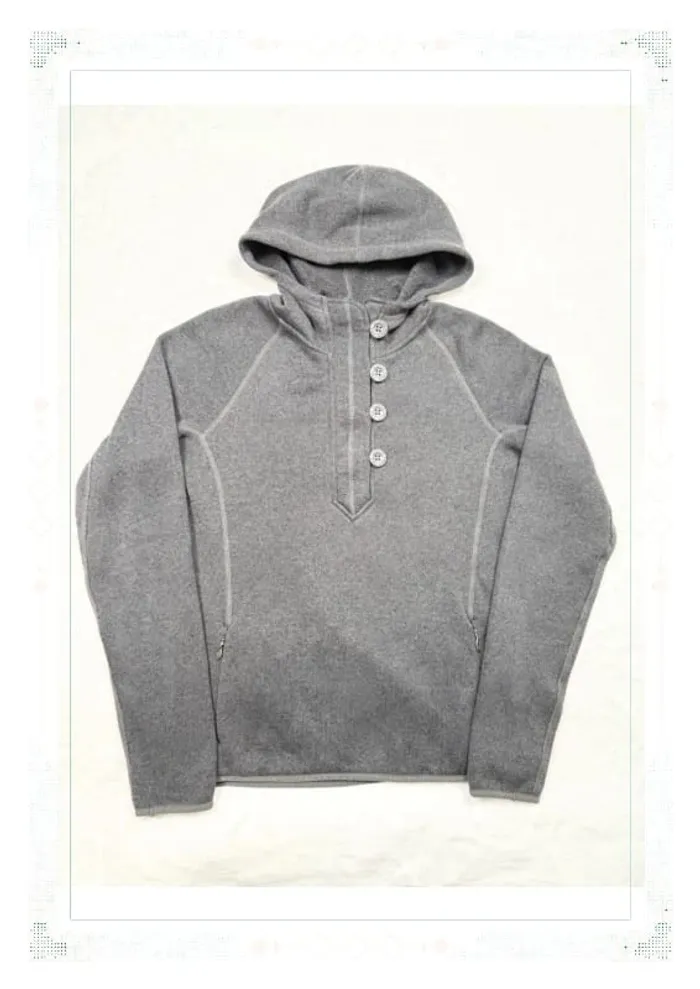 The North Face pull polaire gris femme taille M polyester boutons col