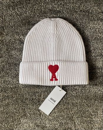 Bonnet AMI Paris Blanc Neuf