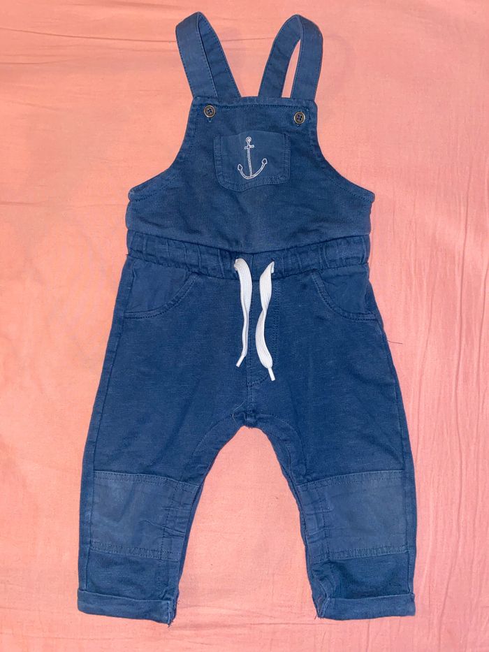 Salopette bleu 12 mois
