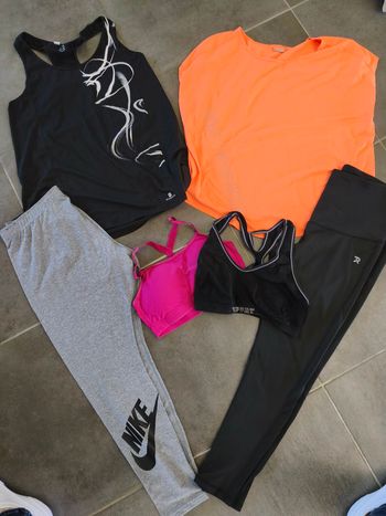 Lot vêtements sport femme taille XL