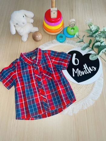 Chemise été manches courtes 6 mois garçon