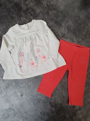 Ensemble bébé fille 12 mois orchestra très bon état