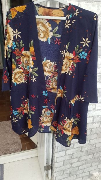 Kimono femme fleuri