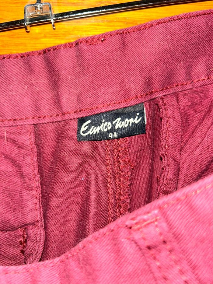 Pantalon bordeaux - photo numéro 2