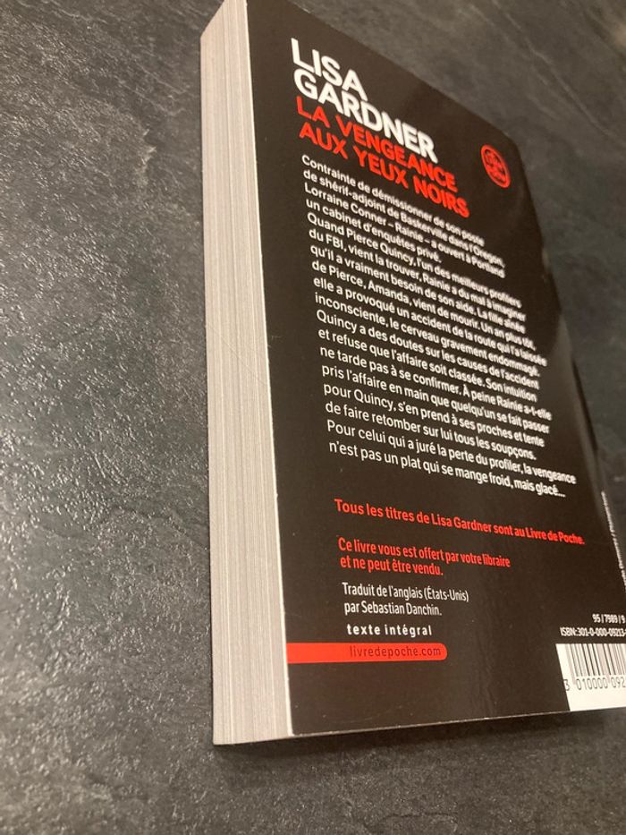 Lisa Gardner La Vengeance aux yeux noirs - photo numéro 3