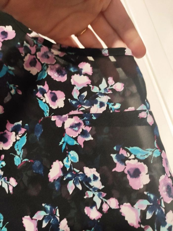 Blouse longue col Claudine taille 48. - photo numéro 4