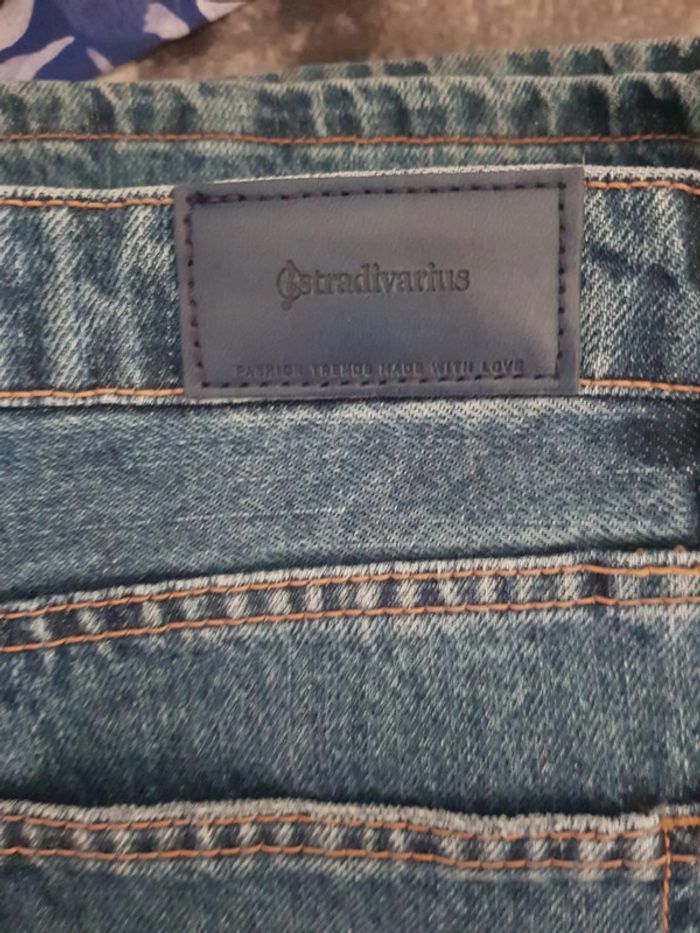 Pantalon jean large Stradivarius taille 40 - photo numéro 5