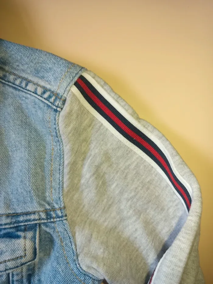 Veste jean manches tissu garçon 5 6 ans Denim& denim - photo numéro 5