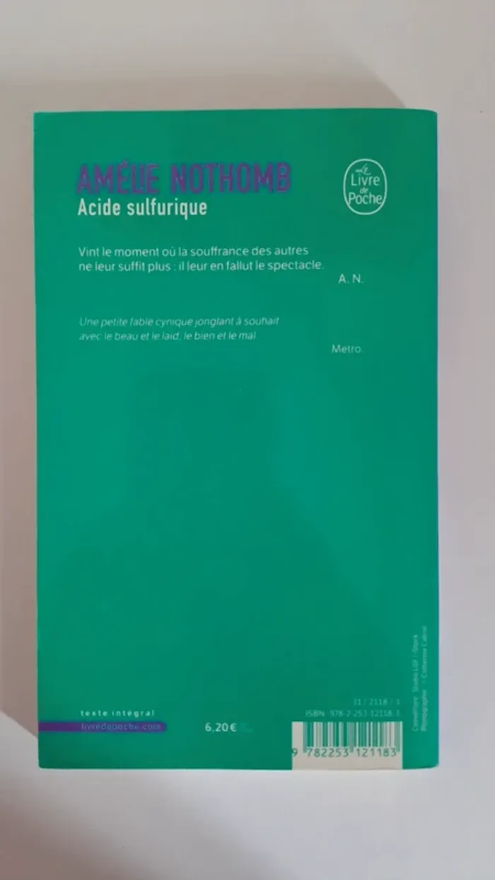 Acide sulfurique - Livre - photo numéro 2