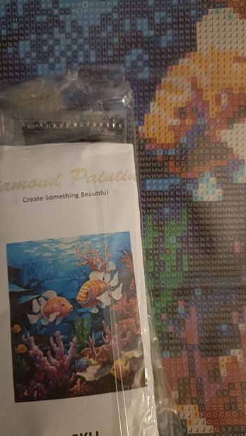 Diamond painting poisson