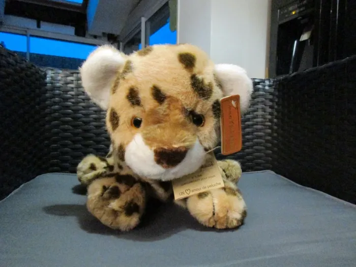 bébé peluche léopard neuf anna club plush avec étiquettes - photo numéro 6
