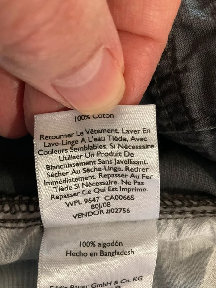 Short cargo gris pour homme Eddie Bauer taille 36 428 - photo numéro 13