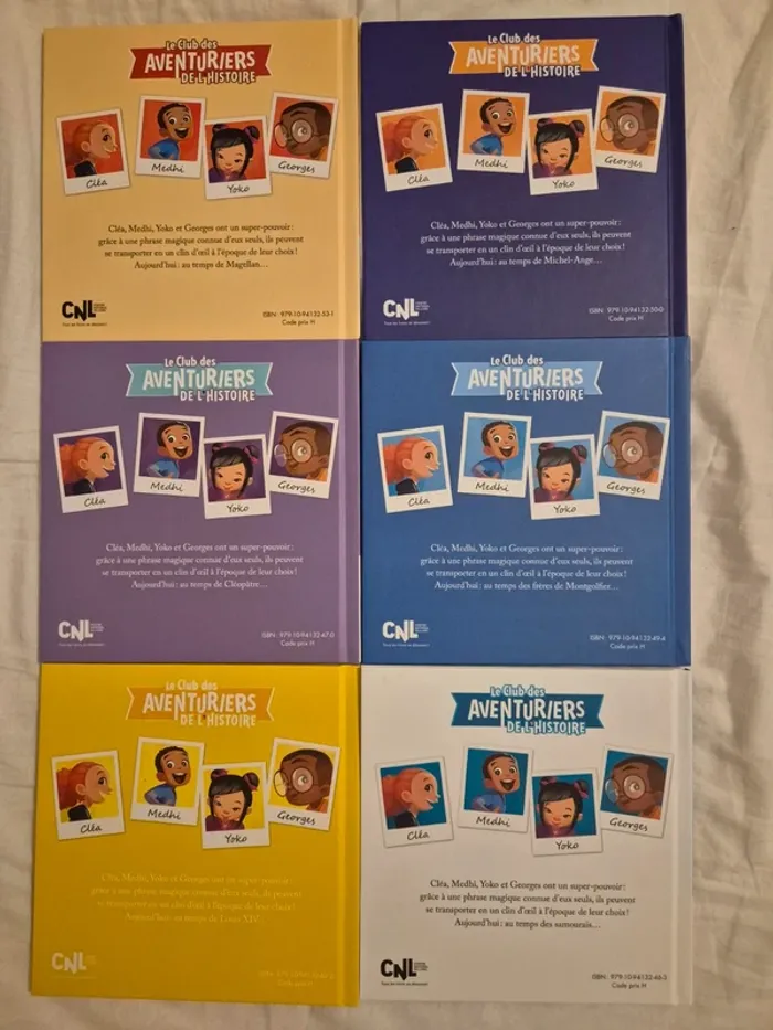 6 livres - collection "Le club des aventuriers de l'histoire" (Mc Do) - photo numéro 2
