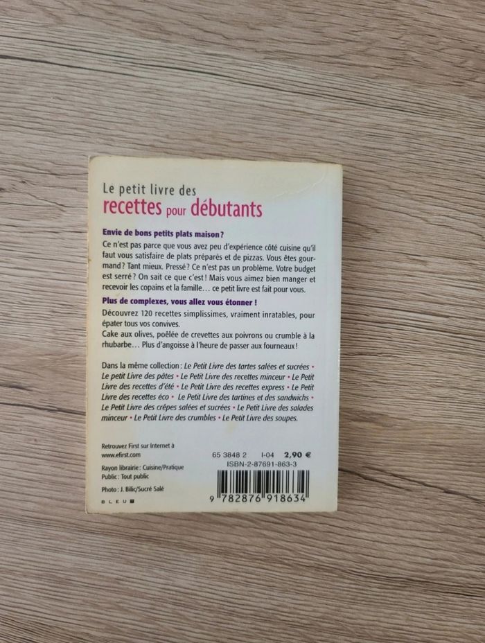 Livre de recettes cuisine pour débutant - photo numéro 2