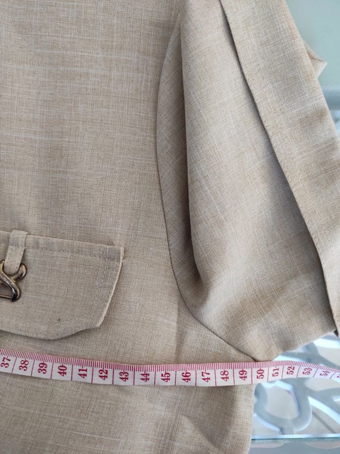 Robe Tunique beige taille 40 - photo numéro 6
