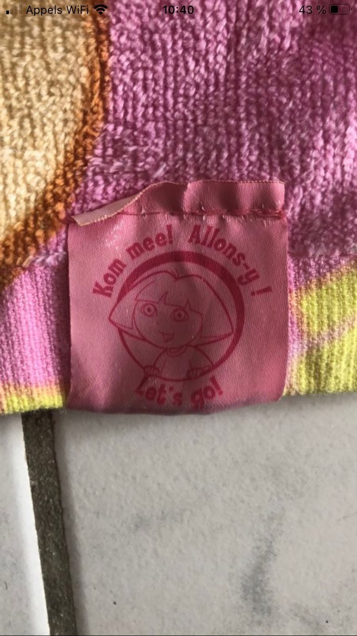 Sortie de bain à capuche « Dora » - photo numéro 2