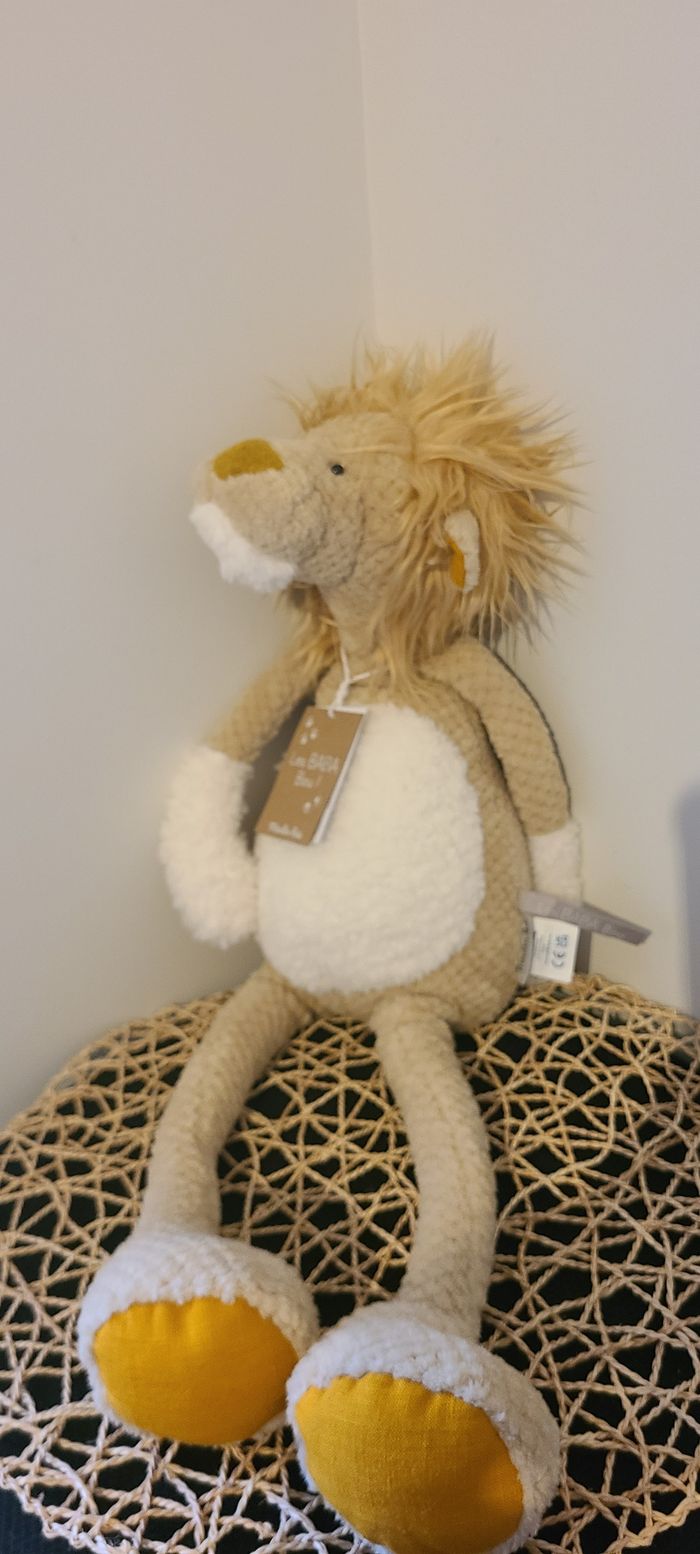 Les Baba Bou Peluche Grand lion moulin roty - photo numéro 2