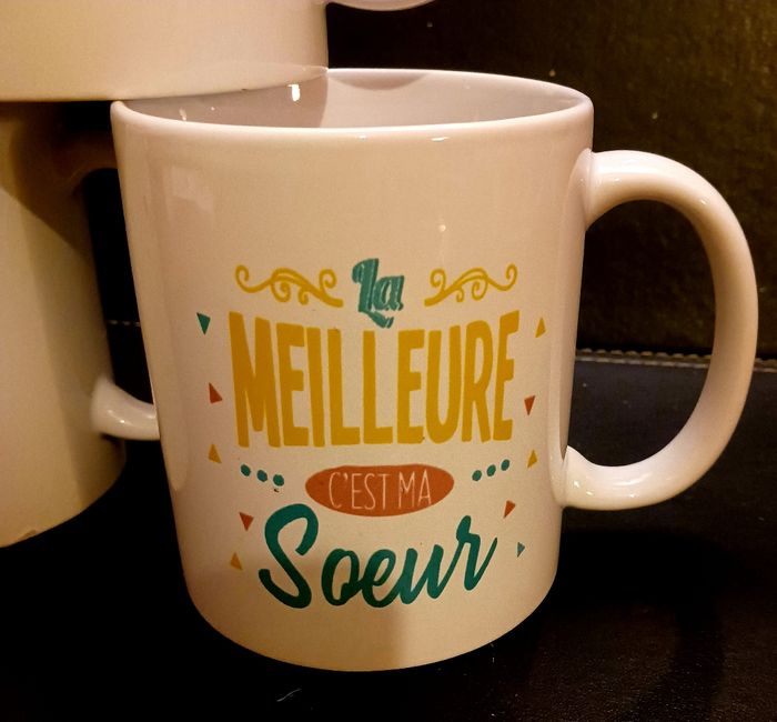 3 Tasses meilleur sœur marraine et papa - photo numéro 3