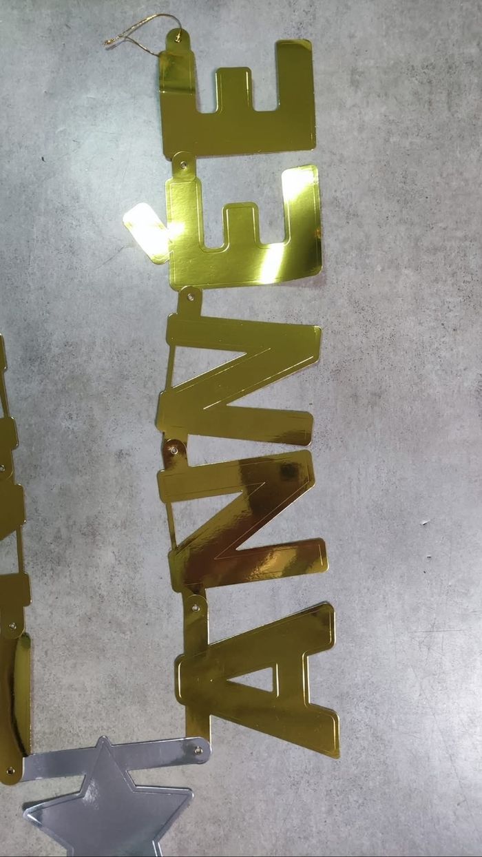 Décoration banderole bonne année - photo numéro 4