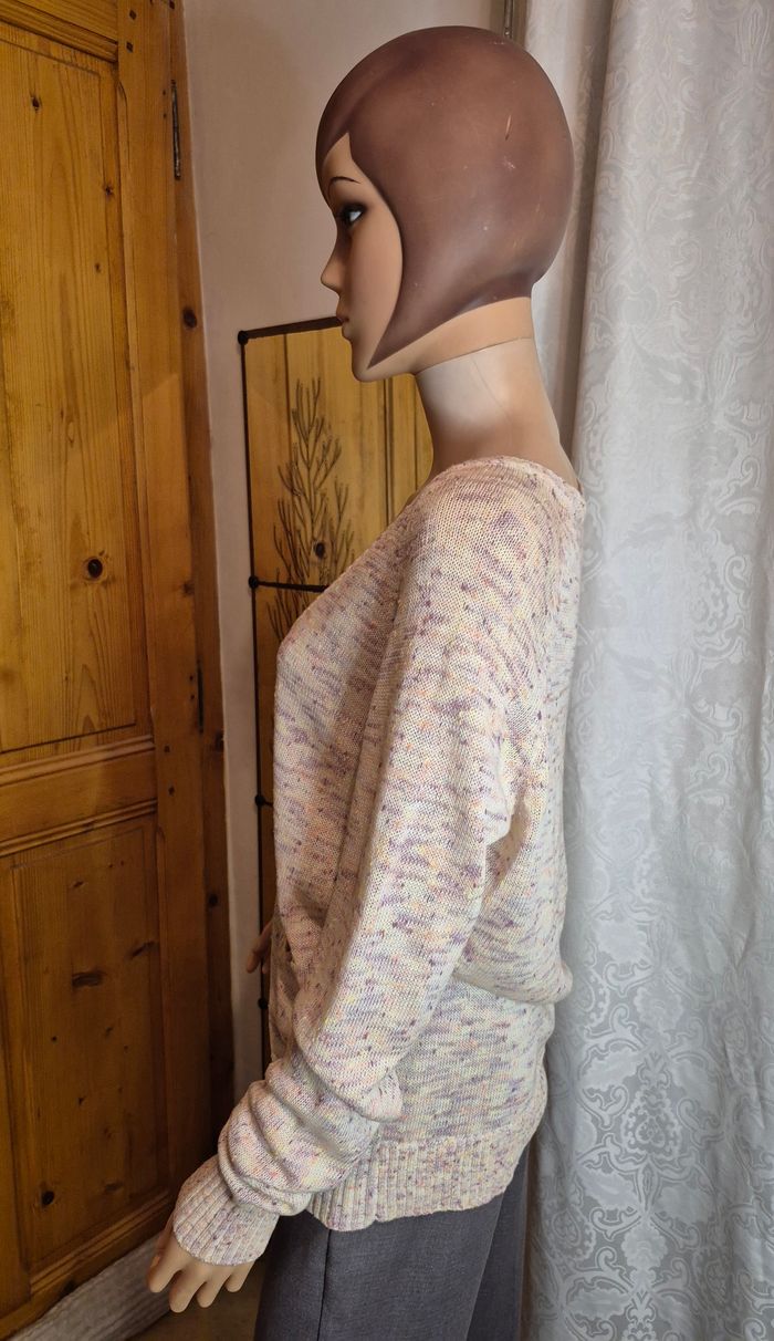 Gilet femme moucheté pastel "Tissaia" taille XL - photo numéro 3