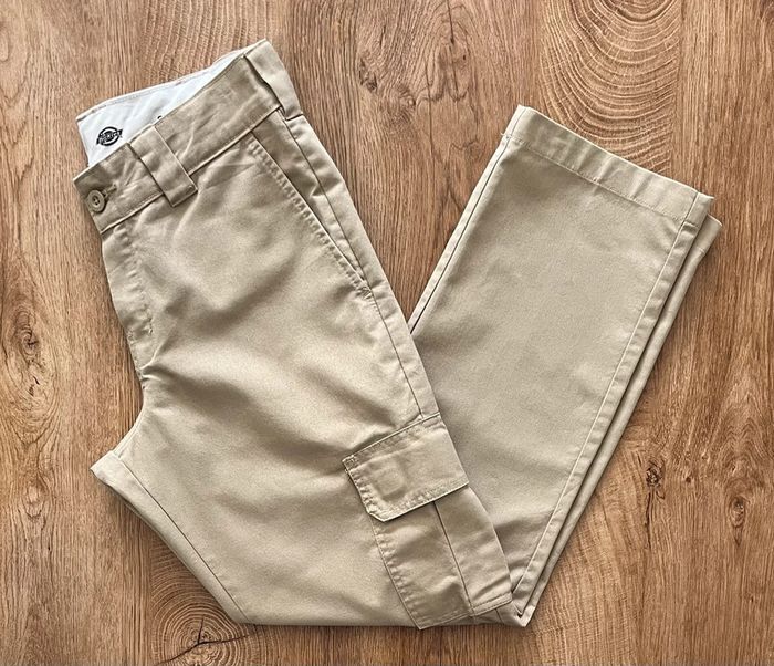 Pantalon beige Dickies Flex Slim Straight pour homme, taille W 30 L 30 (40 taille française) - photo numéro 5