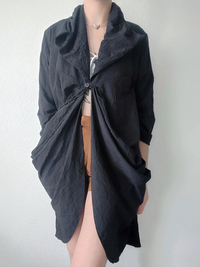 Robe pirate veste portefeuille noir vintage / Equalence Paris - 42/XL - photo numéro 6