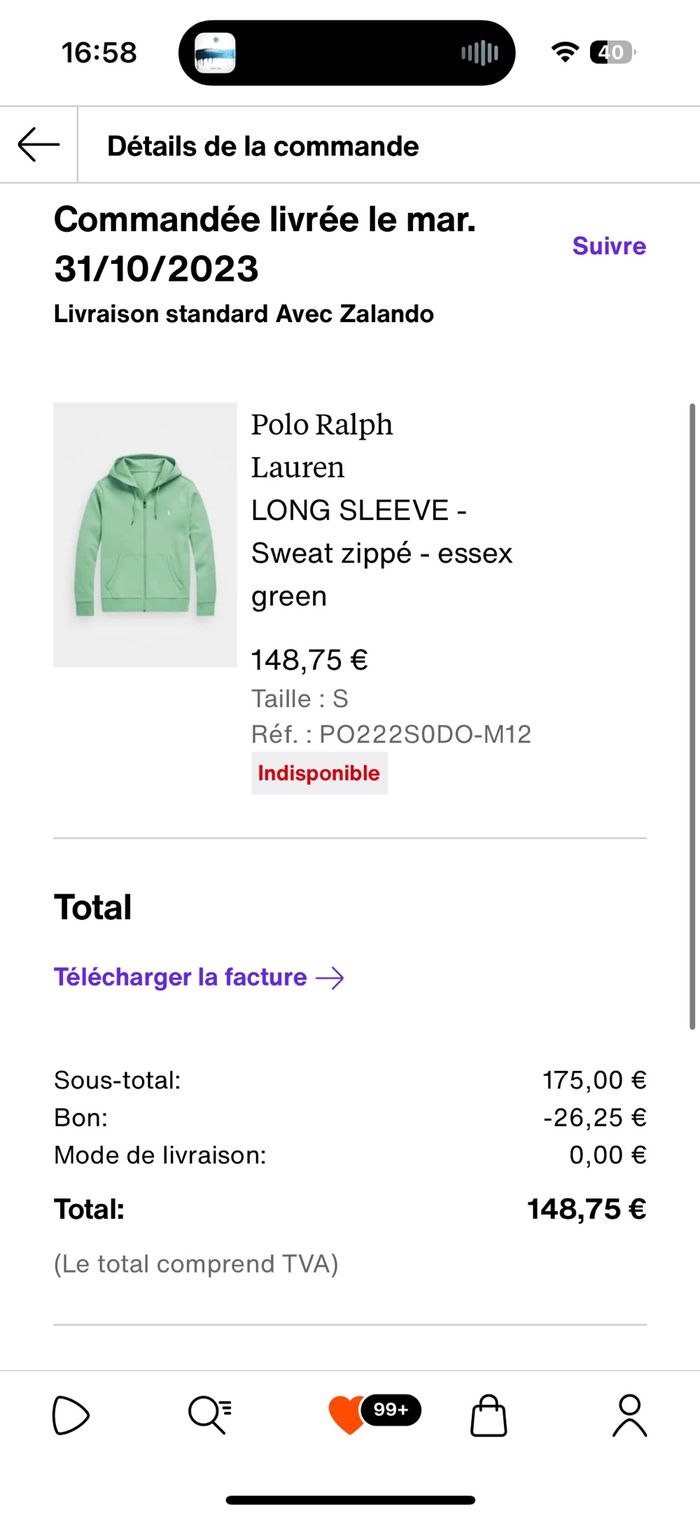Ralph Lauren - Sweat Zippé - photo numéro 8