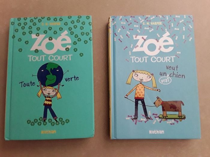 Lot 2 livres Zoé tout court